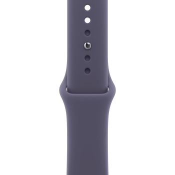 Apple Watch Series 11, 46 mm, Jet Black Aluminum Purple Fog Sport Band M/L